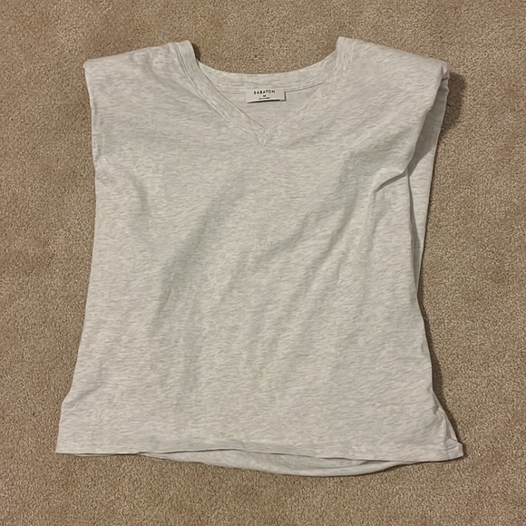 Babaton Tops - Aritzia Babaton Shoulder Pad T-shirt NWT.